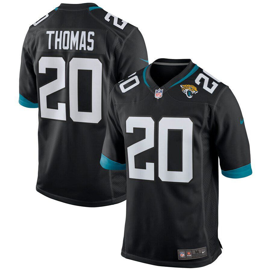 Men Jacksonville Jaguars 20 Daniel Thomas Nike Black Game NFL Jersey